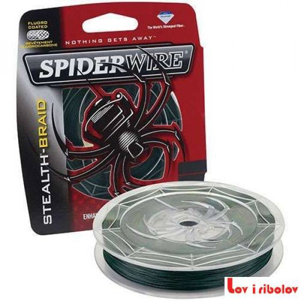 Spiderwire Stealth braid moss green 137m 0,25mm