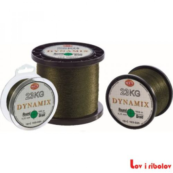 Upredena struna WFT Round Dynamix green 150 m