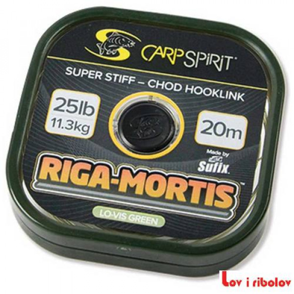 Predvez Carp Spirit Riga Mortis Shod 20m Lo-Vis Brown