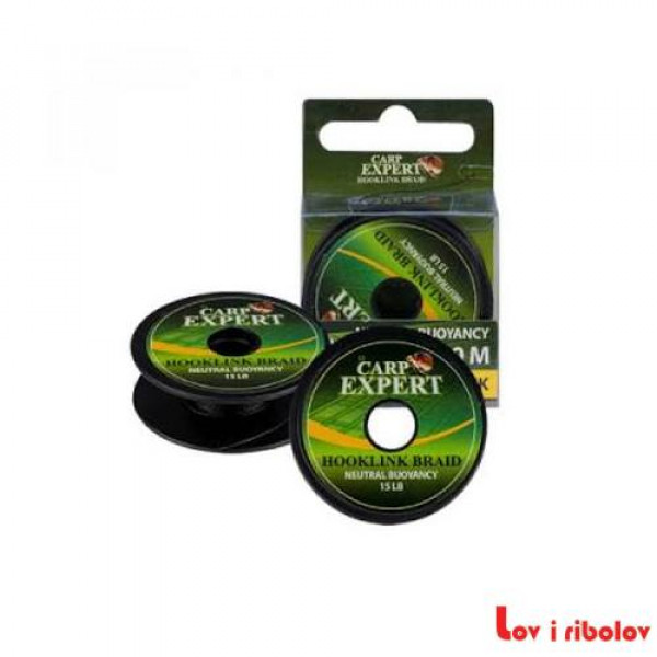 Predvez CXP hooklink braid neutral buoyancy pitch black 15lb/10m