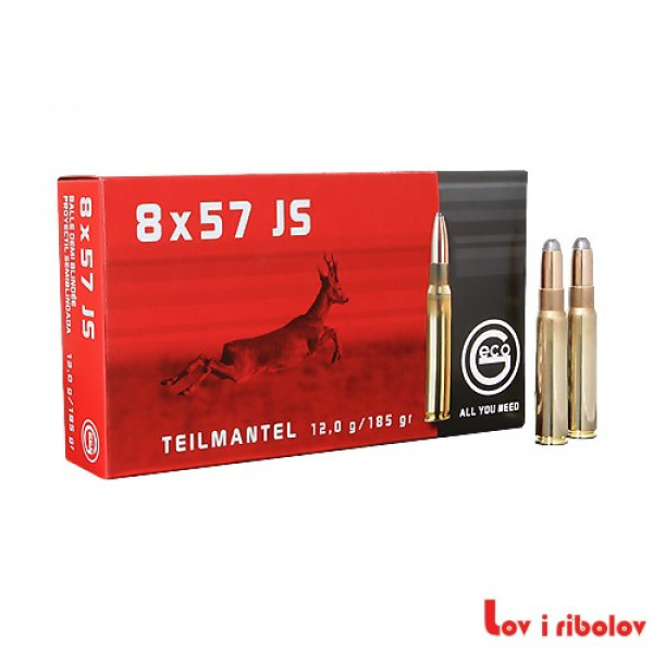 Karabinski metak Geco 8x57JS TM 12.0gr Soft point