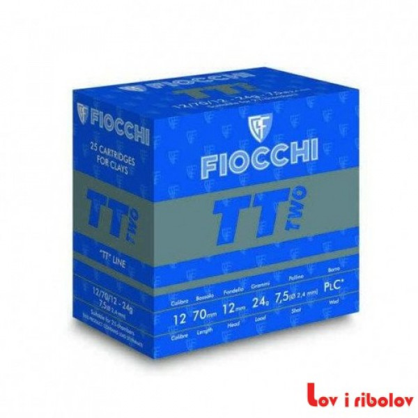 Patron Fiocchi 12/70 TT2 Trap 24g za prepelice