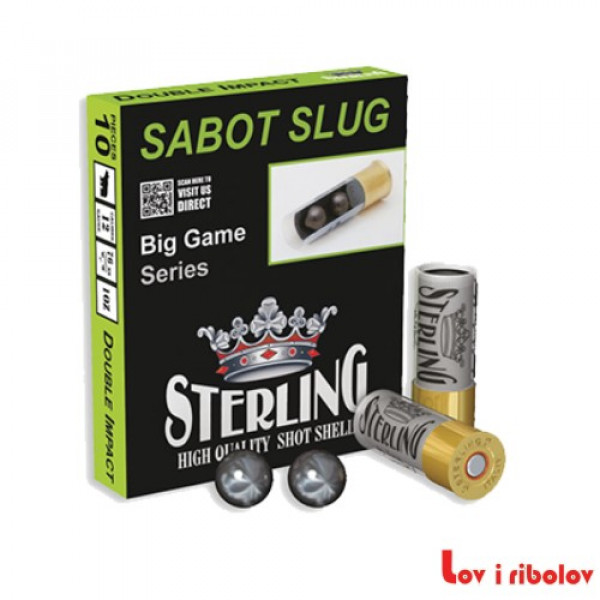 Patron Sterling 12/70 Sabot Slug - dve kugle