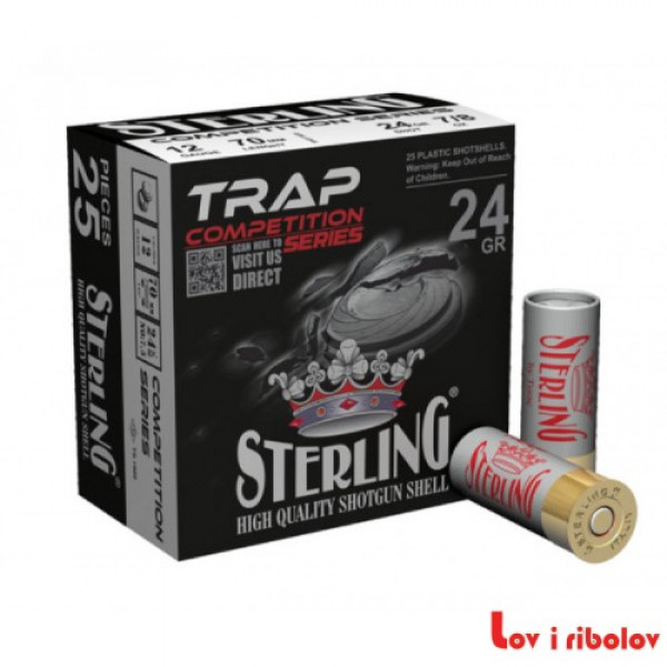 Patron Sterling 12/70 Trap 24 g N7,5 - 2.4mm