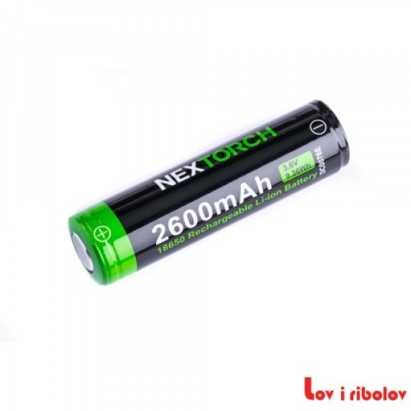 Baterija NexTorch 18650 IR 3.6V 2600 mAh Li-ion punjiva za Pard i termalne uređaje